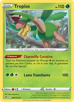 Carte Pokémon Tropius 005 — Stars Étincelantes