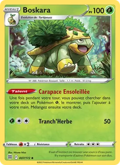 Carte Pokémon Boskara 007 — Stars Étincelantes
