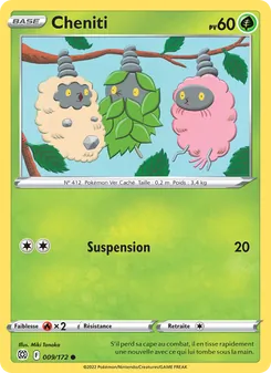 Carte Pokémon Cheniti 009 — Stars Étincelantes