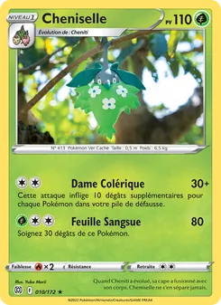 Carte Pokémon Cheniselle 010 — Stars Étincelantes
