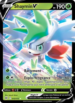 Carte Pokémon Shaymin V 013 — Stars Étincelantes