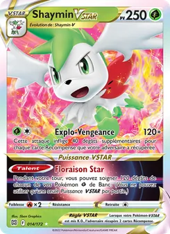 Carte Pokémon Shaymin VSTAR 014 — Stars Étincelantes