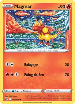 Carte Pokémon Magmar 019 — Stars Étincelantes