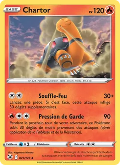 Carte Pokémon Chartor 023 — Stars Étincelantes