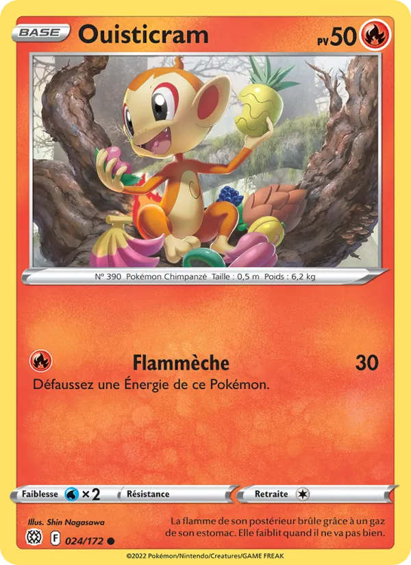 Carte Pokémon Ouisticram 024/172 de l'extension Stars Étincelantes
