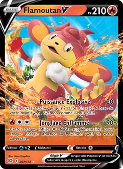 Carte Pokémon Flamoutan V 027 — Stars Étincelantes