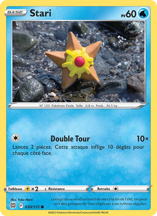 Carte Pokémon Stari 030/172 de l'extension Stars Étincelantes