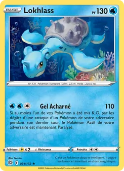 Carte Pokémon Lokhlass 031