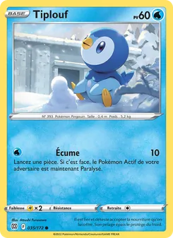Carte Pokémon Tiplouf 035