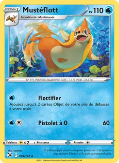 Carte Pokémon Mustéflott 039 — Stars Étincelantes