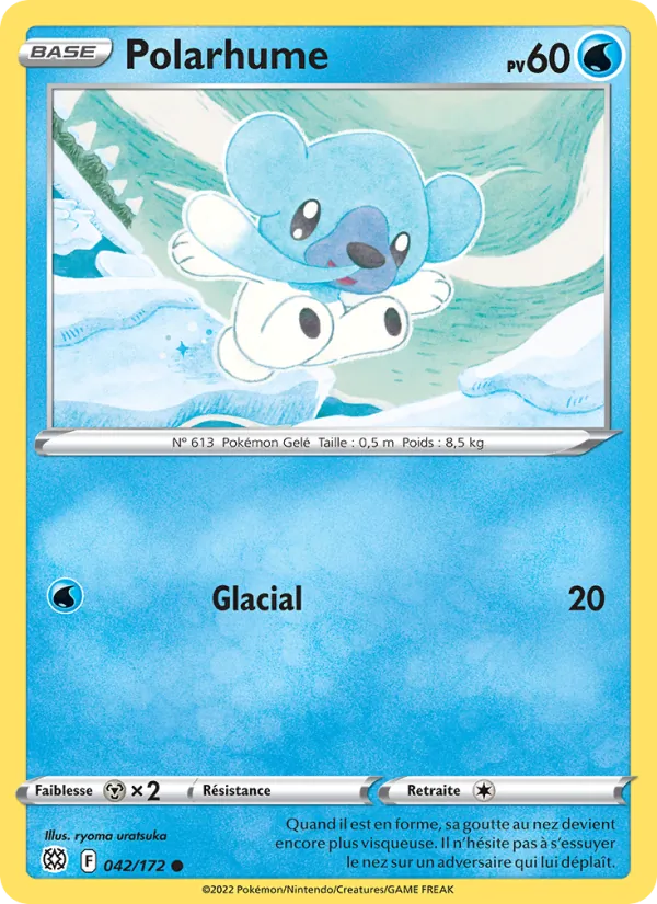 Carte Pokémon Polarhume 042/172 de l'extension Stars Étincelantes