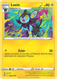 Carte Pokémon Luxio 050 — Stars Étincelantes