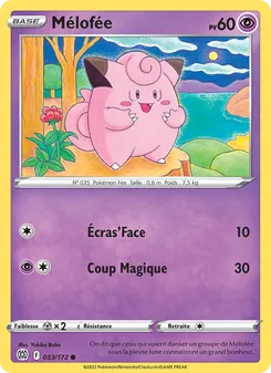 Carte Pokémon Mélofée 053 — Stars Étincelantes