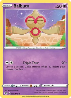 Carte Pokémon Balbuto 058