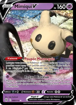 Carte Pokémon Mimiqui V 068 — Stars Étincelantes