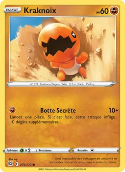Carte Pokémon Kraknoix 074 — Stars Étincelantes