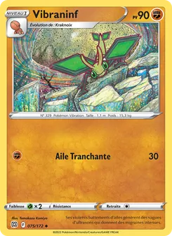 Carte Pokémon Vibraninf 075 — Stars Étincelantes