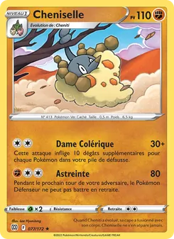 Carte Pokémon Cheniselle 077 — Stars Étincelantes