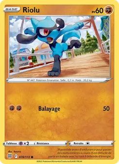 Carte Pokémon Riolu 078 — Stars Étincelantes