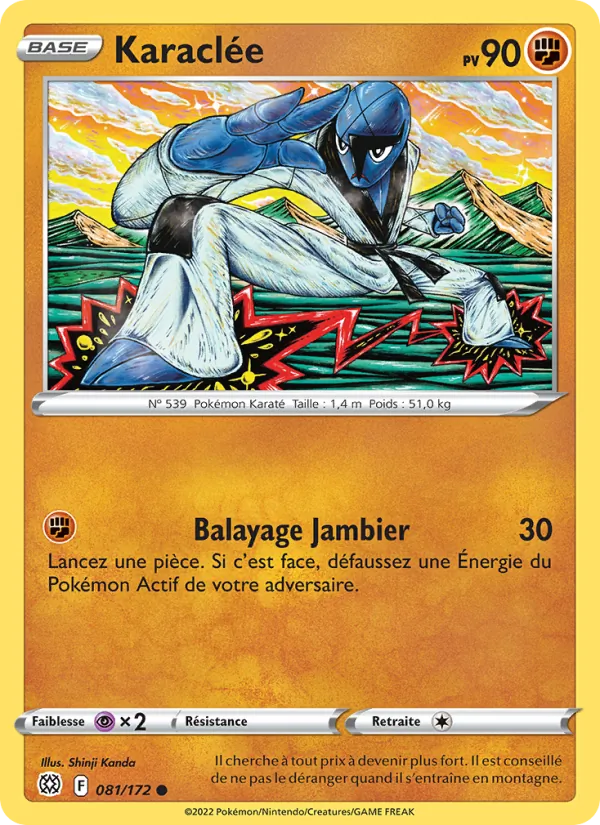 Carte Pokémon Karaclée 081/172 de l'extension Stars Étincelantes