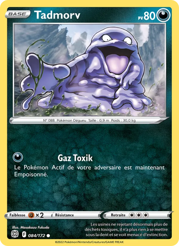 Carte Pokémon Tadmorv 084/172 de l'extension Stars Étincelantes