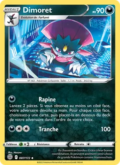 Carte Pokémon Dimoret 087 — Stars Étincelantes