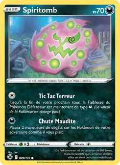 Carte Pokémon Spiritomb 089 — Stars Étincelantes