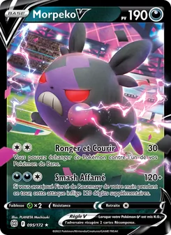 Carte Pokémon Morpeko V 095 — Stars Étincelantes