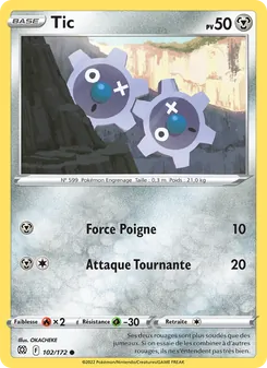 Carte Pokémon Tic 102 — Stars Étincelantes