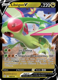 Carte Pokémon Libégon V 106 — Stars Étincelantes