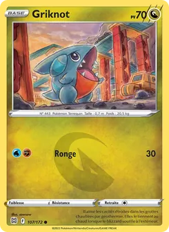 Carte Pokémon Griknot 107 — Stars Étincelantes