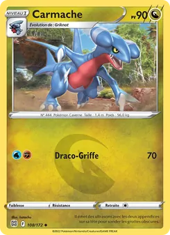 Carte Pokémon Carmache 108 — Stars Étincelantes