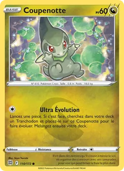 Carte Pokémon Coupenotte 110 — Stars Étincelantes