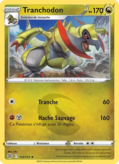Carte Pokémon Tranchodon 112 — Stars Étincelantes