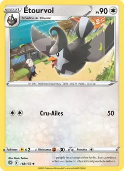 Carte Pokémon Étourvol 118 — Stars Étincelantes