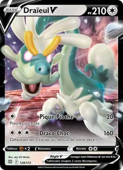 Carte Pokémon Draïeul V 128 — Stars Étincelantes