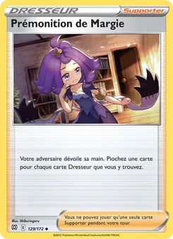 Carte Pokémon Prémonition de Margie 129 — Stars Étincelantes