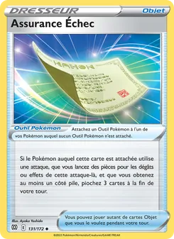 Carte Pokémon Assurance Échec 131 — Stars Étincelantes