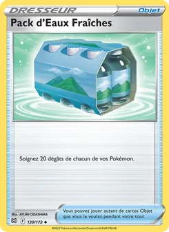 Carte Pokémon Pack d'Eaux Fraîches 139 — Stars Étincelantes
