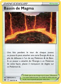 Carte Pokémon Bassin de Magma 144 — Stars Étincelantes