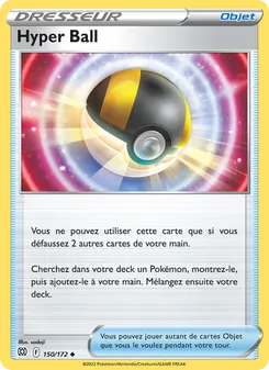 Carte Pokémon Hyper Ball 150 — Stars Étincelantes