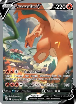 Carte Pokémon Dracaufeu V 154 — Stars Étincelantes