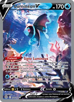 Carte Pokémon Luminéon V 156 — Stars Étincelantes