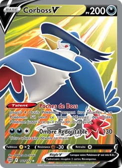 Carte Pokémon Corboss V 161 — Stars Étincelantes