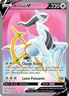 Carte Pokémon Arceus V 165 — Stars Étincelantes