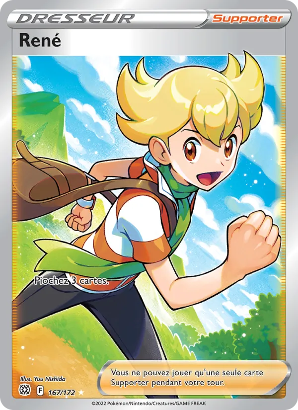 Carte Pokémon René 167/172 de l'extension Stars Étincelantes