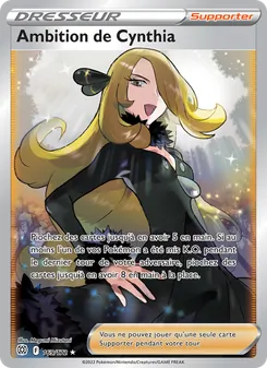Carte Pokémon Ambition de Cynthia 169 — Stars Étincelantes