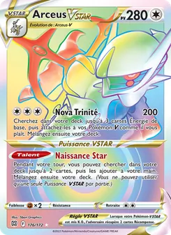 Carte Pokémon Arceus VSTAR 176 — Stars Étincelantes