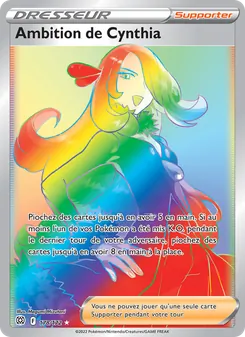 Carte Pokémon Ambition de Cynthia 178 — Stars Étincelantes