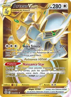 Carte Pokémon Arceus VSTAR 184 — Stars Étincelantes